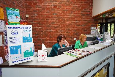 Reception desk